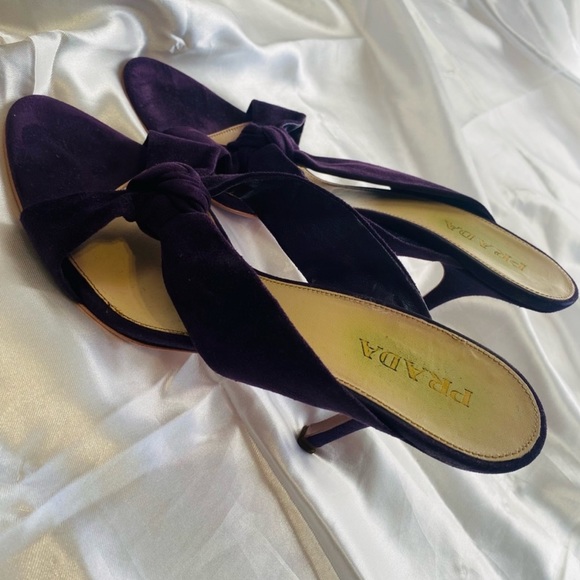 Prada Calzature Donna knot sandals in Viola - Picture 6 of 8